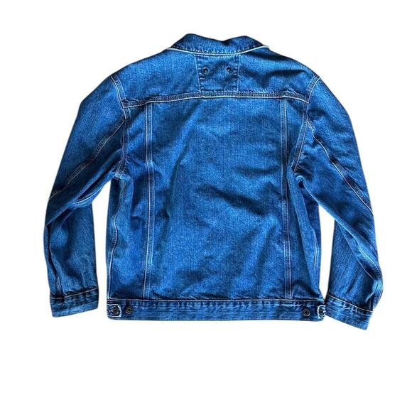 vintage carhartt button up jean jacket - Picture 2 of 5